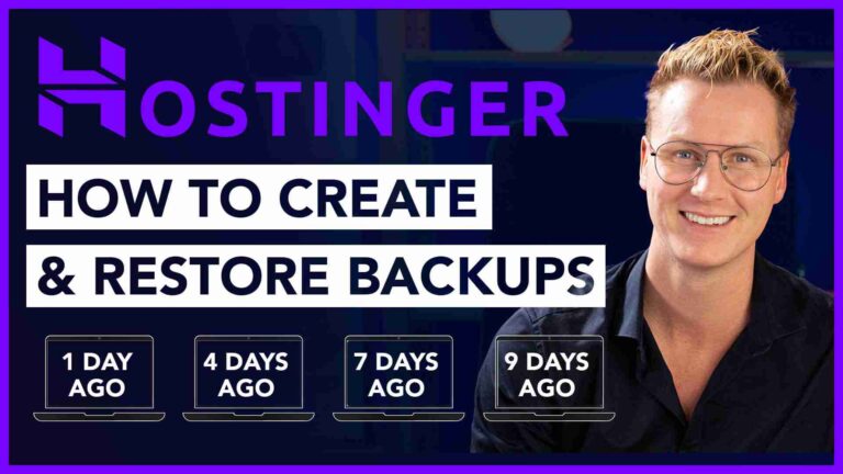 How To Create and Restore Backups