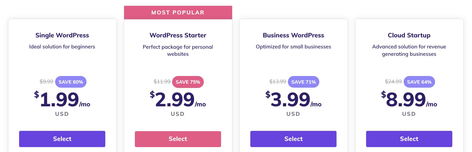 Hostinger web hosting exclusive pricing plans 2024